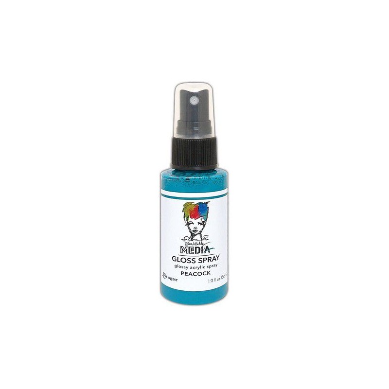 Ranger Dina Wakley MEdia Gloss spray 59 ml - Peacock MDO73826