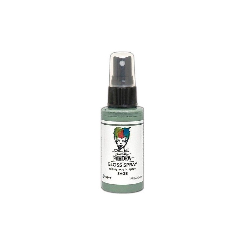 Ranger Dina Wakley MEdia Gloss spray 59 ml - Sage MDO76520