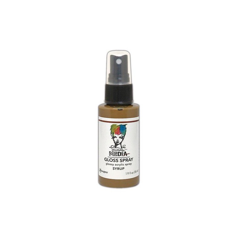 Ranger Dina Wakley MEdia Gloss spray 59 ml - Syrup MDO76537