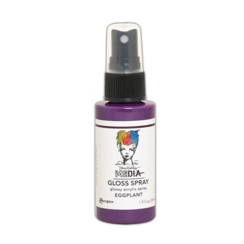 Ranger • Dina Wakley media gloss spray 59ml Eggplant