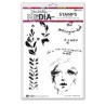 Ranger Dina Wakley Media Stamps She Is Wise MDR77848