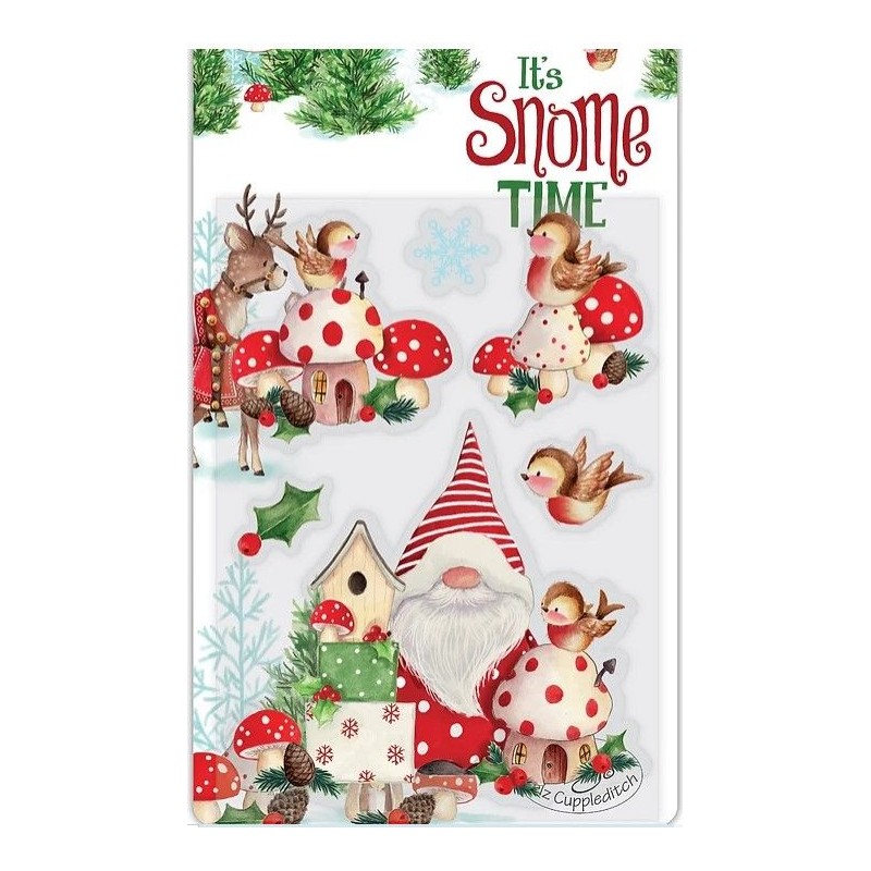 Craft Consortium It's Snome Time - Clear Stamp Set - Robin Mischief