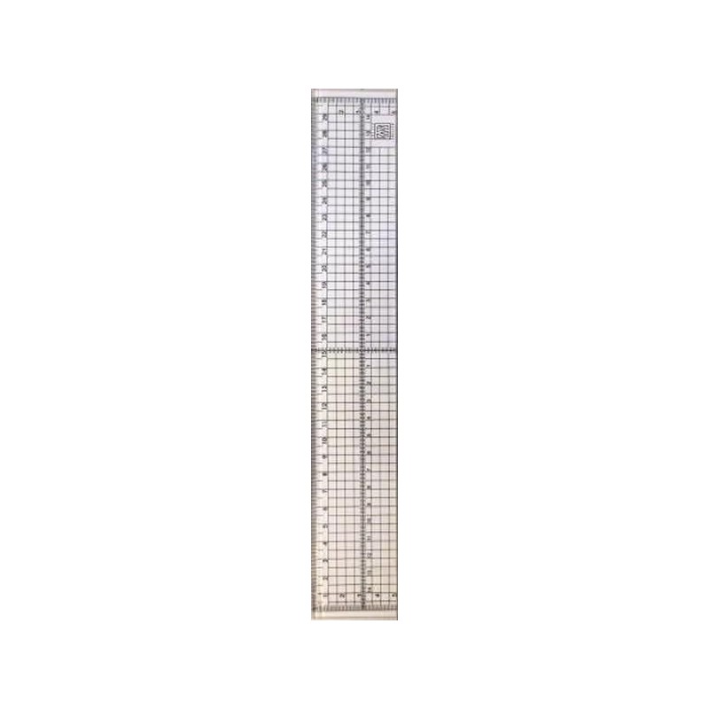 Nellie‘s Choice Cutting ruler / Linjal with flat metal strip 2149H  30 cm
