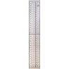 Nellie‘s Choice Cutting ruler / Linjal with flat metal strip 2149H  30 cm