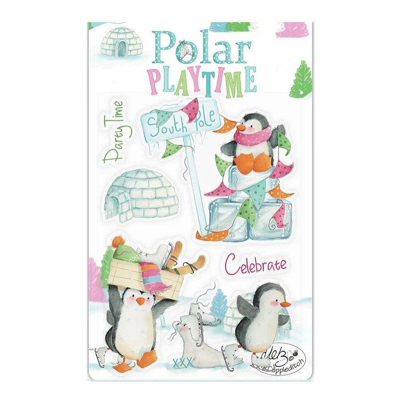 Craft Consortium Polar Playtime - Polar Playtime - Stamp Set
