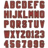 SIZZIX/TIM HOLTZ THINLITS DIE "Alphanumeric Varsity" 665437