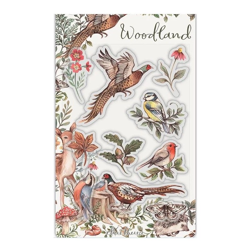 Craft Consortium Woodland - Premium Stamp Set - Birds