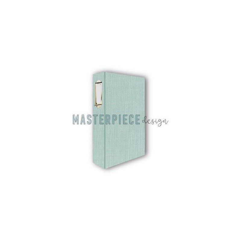 Masterpiece Memory Planner album 4x8 - Turqoise 6-rings MP202035 Linen