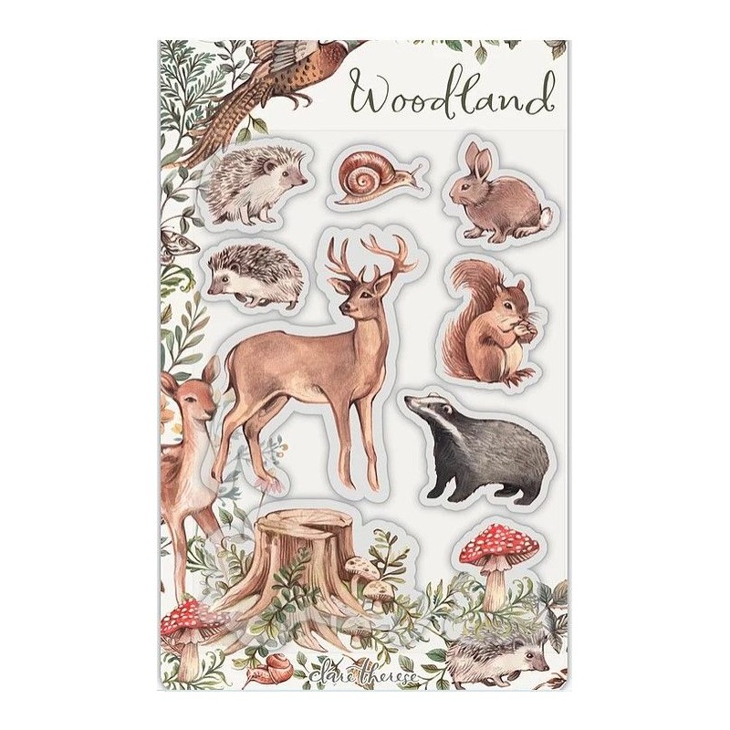 Craft Consortium Woodland - Premium Stamp Set - Animals
