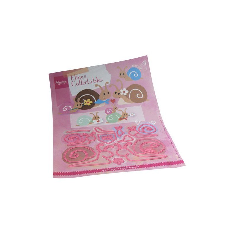 Marianne D Collectable Eline‘s Snail family COL1526 120x78mm