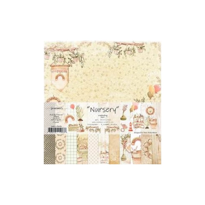 Summer Studio Paper pad 12x12 inch 30,5x30,5 "Nursery"