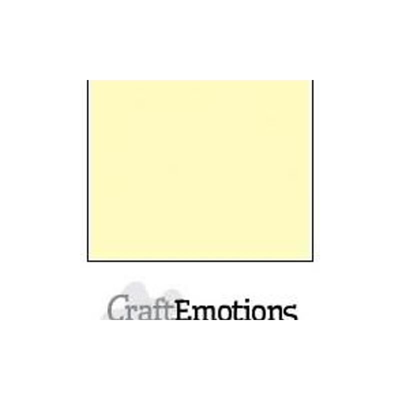 CraftE Cardstock Linen Light yellow 12"x12" / 10st