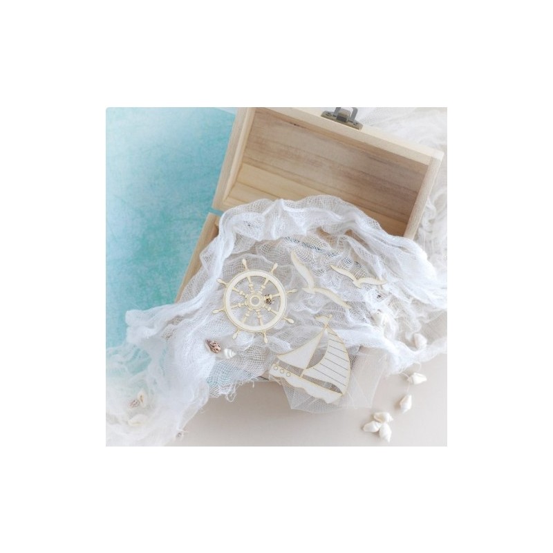 Bloomar Design Summer Vibes Collection set 01 – Decorative laser cut chipboards