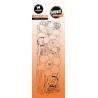 Studio Light Clear Stamp Grunge Collection nr.396 SL-GR-STAMP396 68x202mm