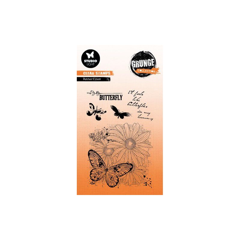Studio Light Clear Stamp Grunge Collection nr.399 SL-GR-STAMP399 89x132mm