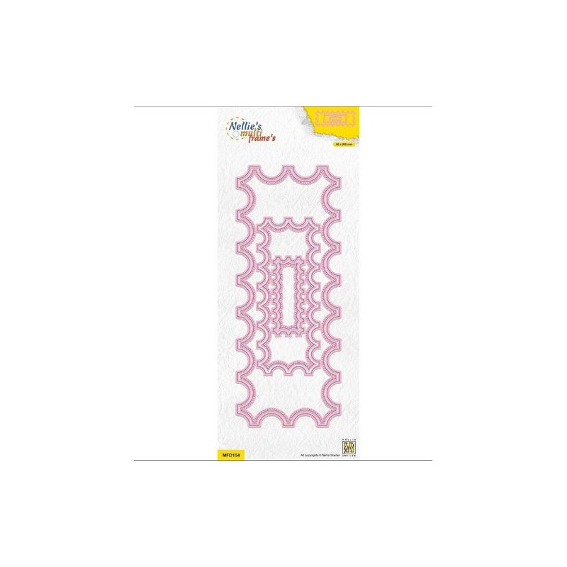 Nellie Choice Multi Frame Die Slimline Rectangle MFD154