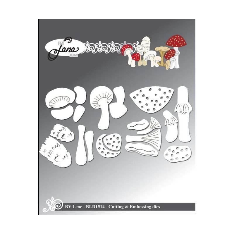 BY LENE DIES "Mushrooms" BLD1514