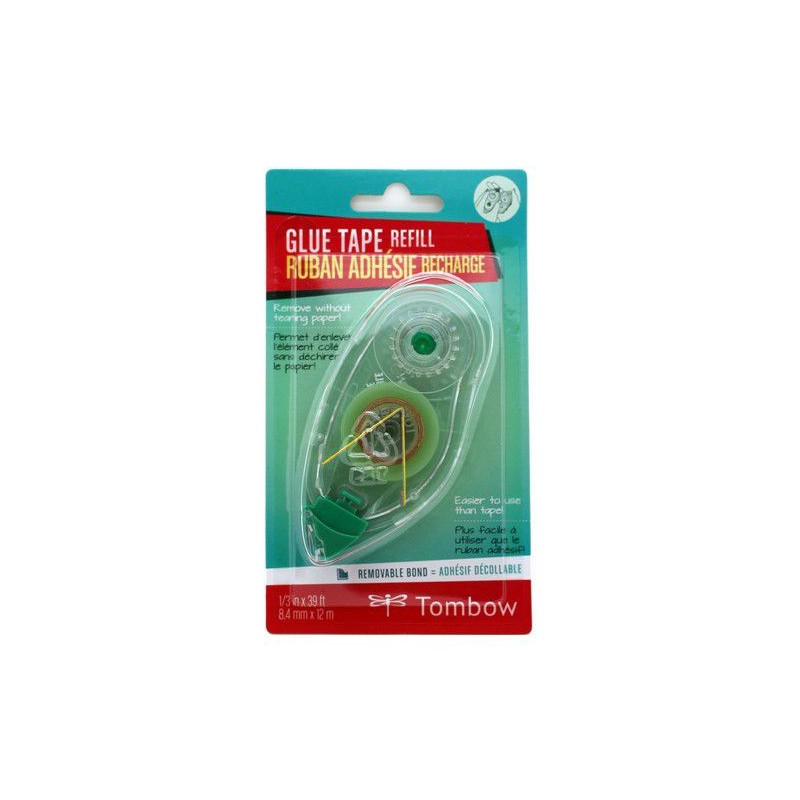 Tombow "Refill" for glue tape non-permanent-blister 19-PR-MK 8,4 mmx12 mtr