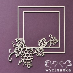 Wycinanka - Vinranka i kvadrat