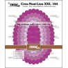Crealies Crea-Nest-Lies XXL Big scalloped ovals CLNestXXL144 max. 12 x 16 cm