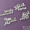 Wycinanka - Lovely moments - texter
