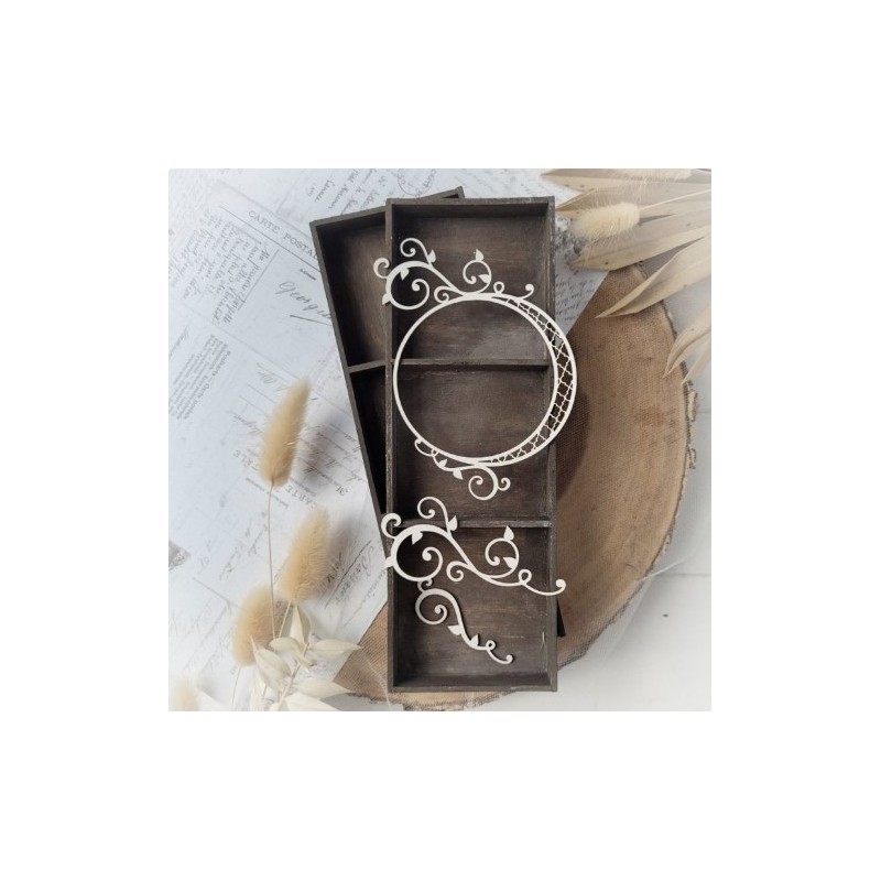 Bloomar DesignFrame 024 Decorative laser cut chipboard