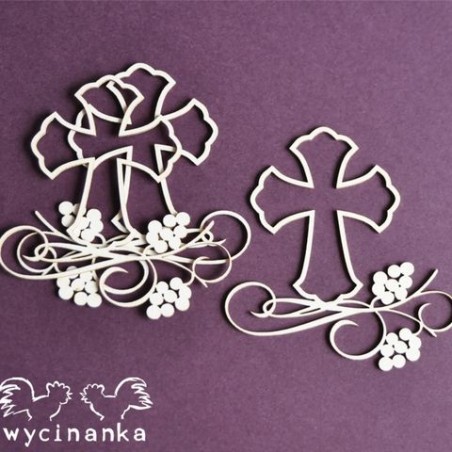 Wycinanka - Kors med vindruvor