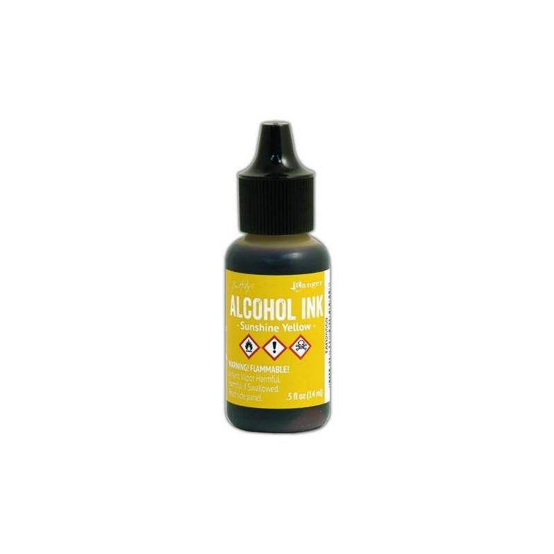 Ranger Alcohol Ink 15 ml - sunshine yellow TAB25559 Tim Holz