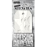 SA / Tim Holtz Stencils "Elements - Everyday Art" TH-EST004