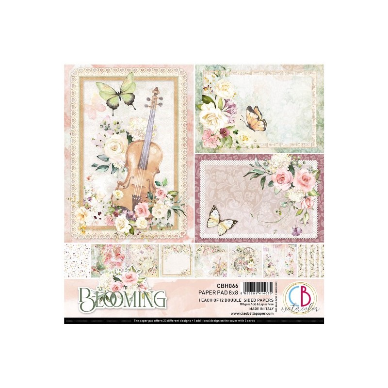 Ciao Bella BLOOMING PAPER PAD 8"X8" 12/st