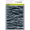 CraftEmotions Mask stencil - lines grid crosswise irreg. A5