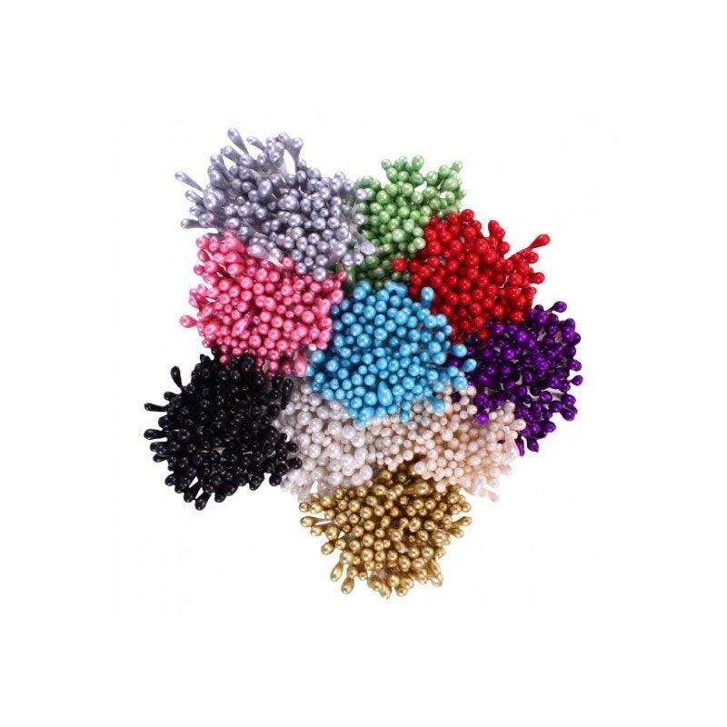 Heartfelt (Pistiller) Assorted Pearl Stamens-Medium