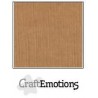 CraftEmotions linen cardboard 10 Sh mocha 30,5x30,5cm /