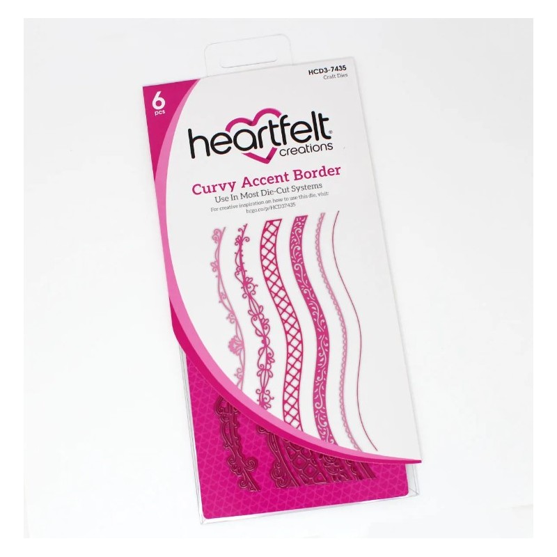 Heartfelt Curvy Accent Border Die