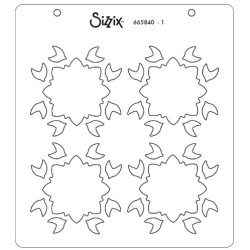 copy of Sizzix • Layered Stencils Scroll Text 4pcs