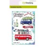 CraftEmotions clearstamps A6 - x-mass cars 2 Carla Creaties