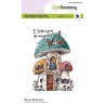 CraftEmotions clearstamps A6 - Maison Mushroom Carla Kamphuis