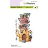 CraftEmotions clearstamps A6 - Teapot House Carla Kamphuis