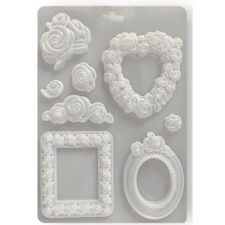 copy of Stamperia A4 Soft Mould - Classic Decorations