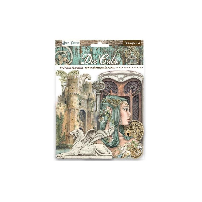 Stamperia Die cuts assorted (Påse) -  Magic Forest