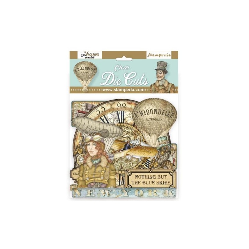Stamperia Clear Die cuts - Sir Vagabond Aviator