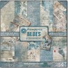 Stamperia Scrapbooking Pad 10 sheets cm 30,5x30,5 (12"x12") - Blues