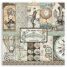 Stamperia Scrapbooking Pad 10 sheets cm 30,5x30,5 (12"x12") - Voyages Fantastiques