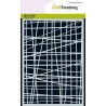 CraftEmotions Mask stencil - lines grid irregular A5