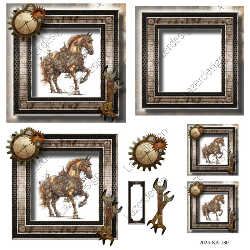 LazerDesign 3D KLIPPARK 30,5 x 30,5 cm KA-180