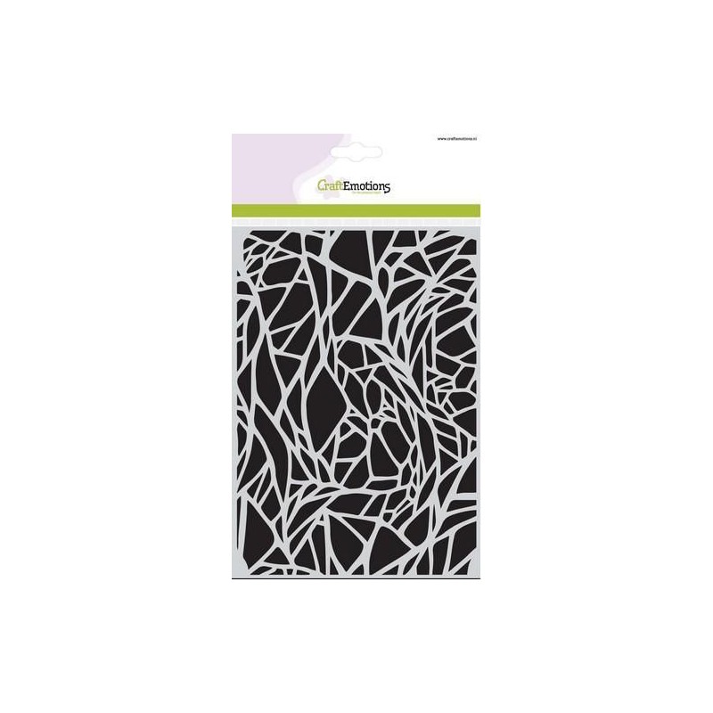 CraftEmotions Mask stencil - natural stone A5 Botanical Nature