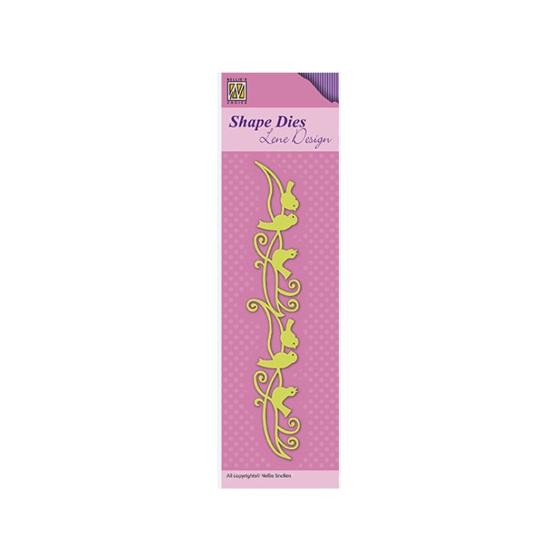 Nellie Snellen • Lene Design Shape Dies Border Birds
