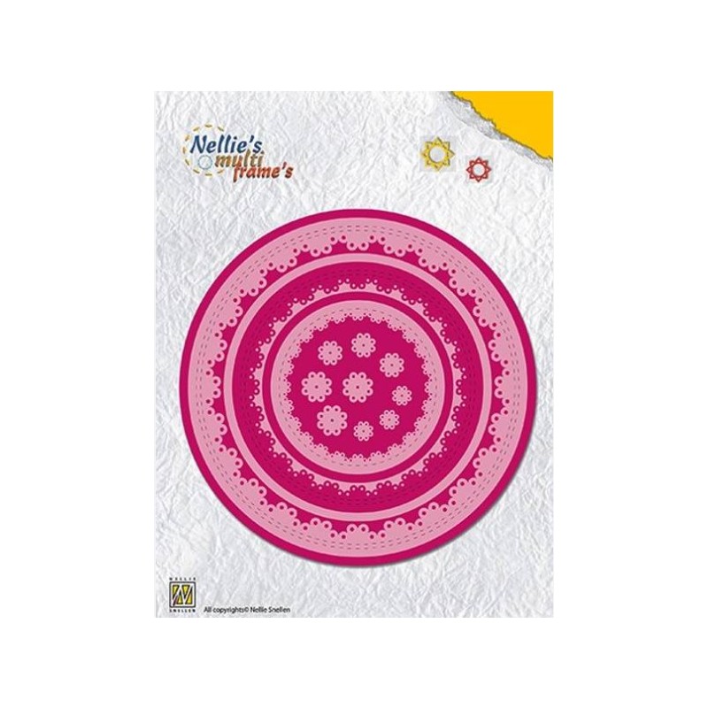 Nellie Snellen - MFD106 - Multi Frame Dies - Round doily 1