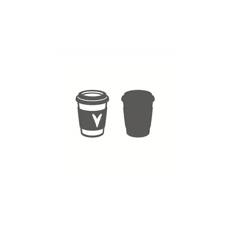 Reprint dies stansmall "Take away coffe"