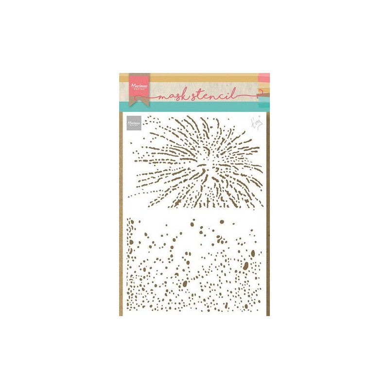 Marianne D Mask Stencil - Tiny‘s Bubbles and Sparkles PS8109 21x15cm